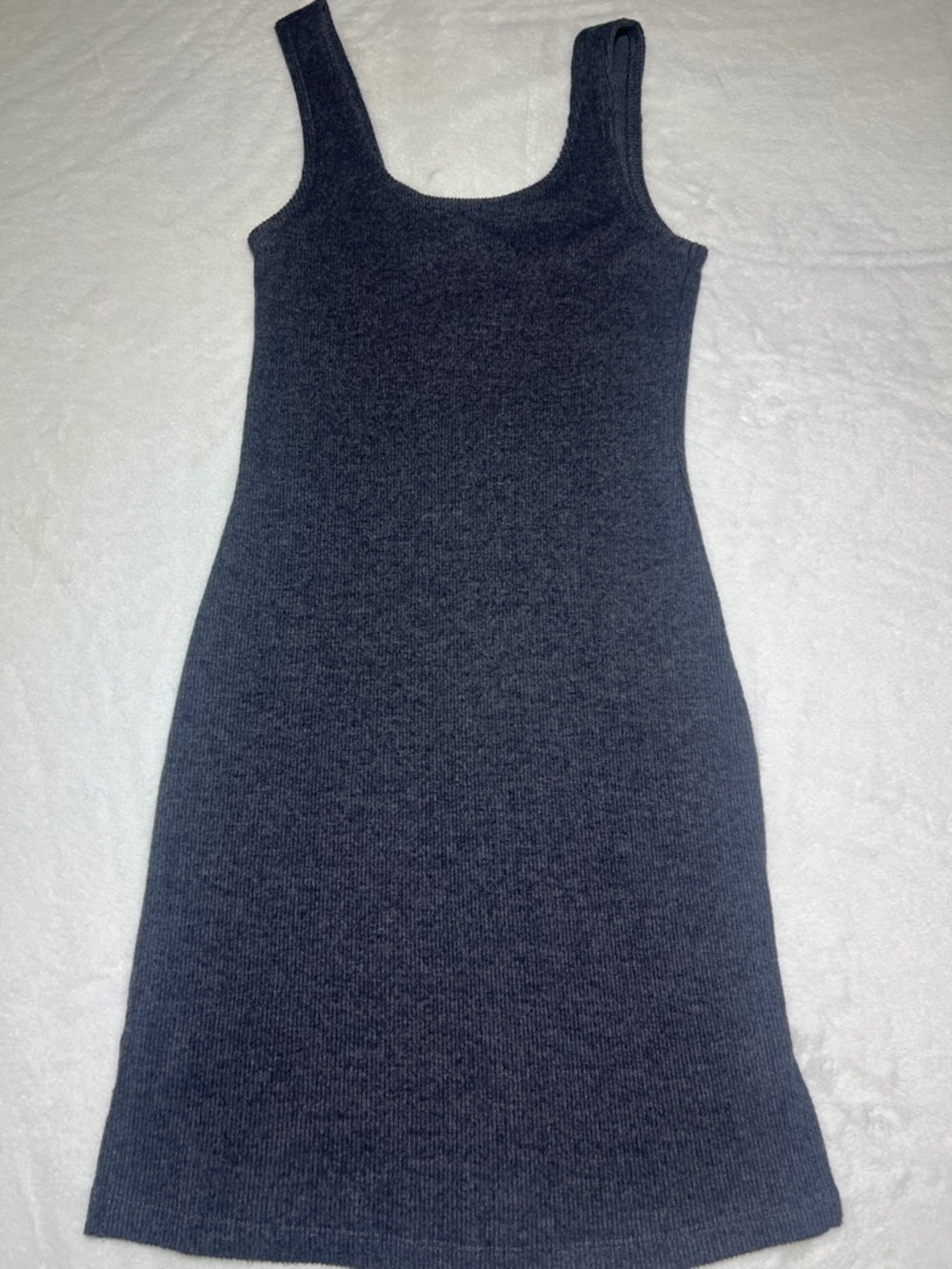 Volcom Sleeveless Knit Midi Dress in Charcoal
